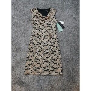 NWT Scarlett black Golden dress size 6 New
